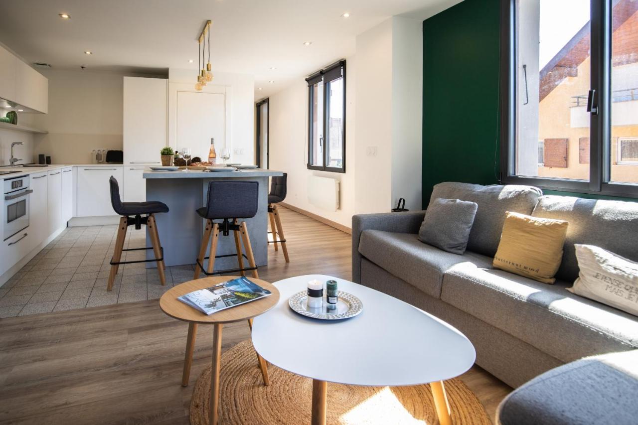 Duplex Albigny 3 Minutes Du Lac อานซี ภายนอก รูปภาพ
